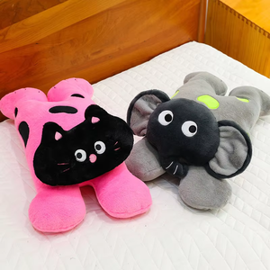 Cute <b>Plush</b> Toy Pillows in Two Styles: <b>cat</b> and Elephant. <b>Plush</b> Toy Dolls, Decorative Pillows, and Festival Gifts. - Product Image 4