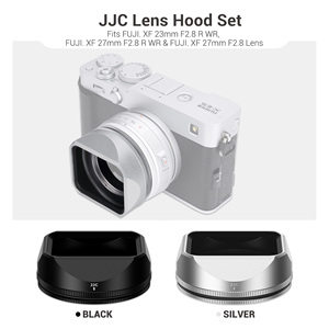 ฮูดเลนส์กล้องอะลูมิเนียมอัลลอยด์รุ่นใหม่จาก JJC สำหรับเลนส์ Fuji <span class=keywords><strong>XF</strong></span> 23mm F2.8 R WR <span class=keywords><strong>XF</strong></span> <span class=keywords><strong>27mm</strong></span> F2.8 R WR รับประกันหนึ่งปี - Product Image 3