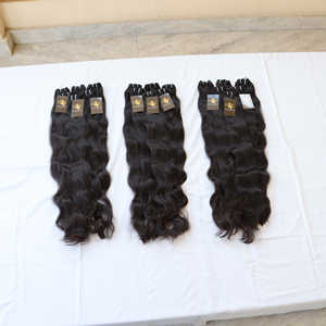 Venta al por mayor brasileño e indio 9A grado cabello Remy sin procesar virgen cutícula alineada cuerpo paquetes de ondas naturales estilos de encaje proveedor - Product Image 3