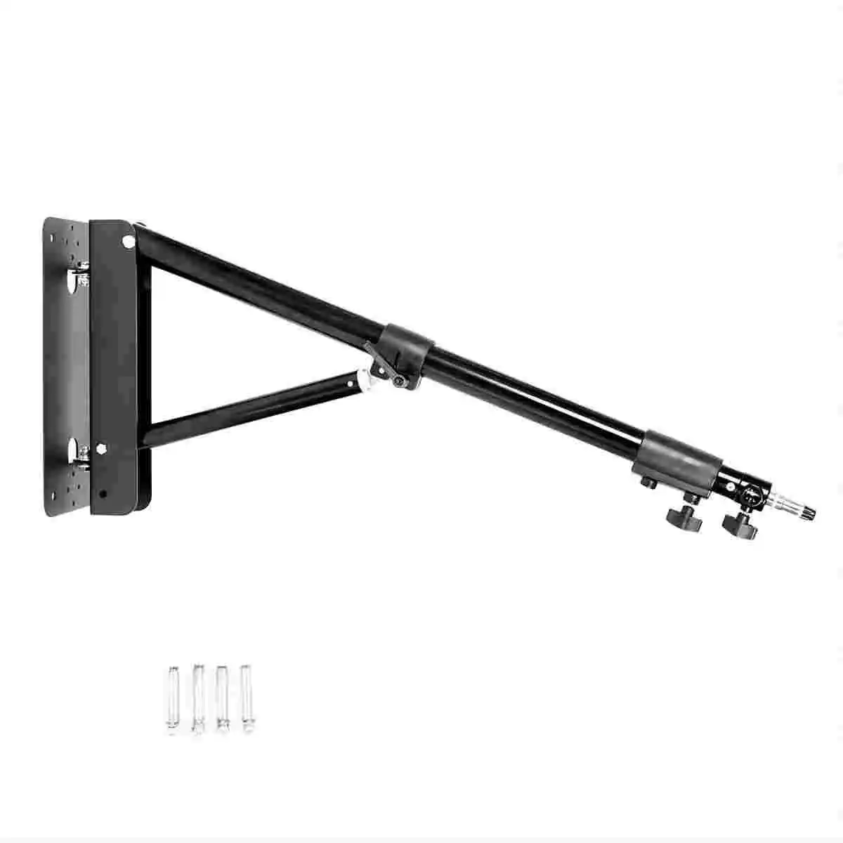 75cm - 130cm tam giác tường gắn cánh tay ánh sáng đứng cho nhiếp ảnh studio Video Strobe Flash chiếu sáng