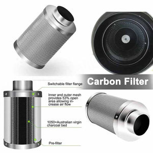 Kit complet de culture en tente avec filtre à charbon et ventilateur en ligne, éclairage LED de culture 240W 320W 400W 720W, 3x3 4X4 5X5 pieds 8X4 8X8 10X5 10X10 pieds - Product Image 4