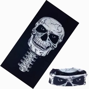 Bandana Magique Multifonction Sans Couture Halloween Crâne Fantôme Cache-cou Cyclisme Extérieur Polyester Spandex - Product Image 3