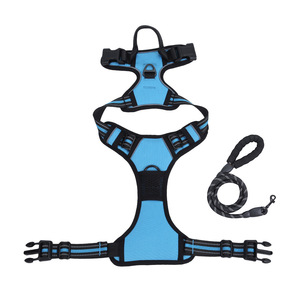 Chất Lượng Cao Nhiệm Vụ Nặng Nề Có Thể Điều Chỉnh Nổ Bằng Chứng Phản Quang Thoáng Khí Không Có Kéo Sang Trọng Nylon Oxford Pet Dog Khai Thác Vest - Product Image 3