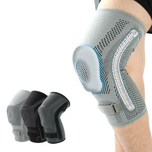 Genouillère de protection professionnelle en nylon respirant et léger avec cordon de serrage pour hommes, idéale pour la course et l'alpinisme (soutien du ménisque et de la rotule) - Product Image 1