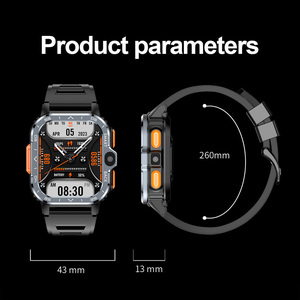 Montre connectée Android 4G PGD, écran carré, suivi du sommeil, IP67, RAM 2 Go, ROM 16 Go, carte SIM, double caméra, WiFi, GPS, étanche - Product Image 4