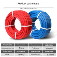 Tuyau industriel oxygène-acétylène, flexible haute pression antidéflagrant de 8 mm, tube en caoutchouc antigel pour découpe au gaz et propane