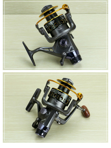 <span class=keywords><strong>Moulinet</strong></span> de pêche en métal à Double charge, matériel à tambour fixe <span class=keywords><strong>5000</strong></span>, adapté à la pratique en eau salée, nouveauté - Product Image 6