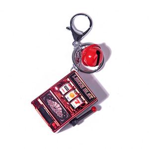 Ensemble de porte-clés mini machine à sous de casino, souvenirs de Las Vegas, pendentifs porte-bonheur jackpot, cadeaux de jeu originaux pour les amateurs de casino - Product Image 5