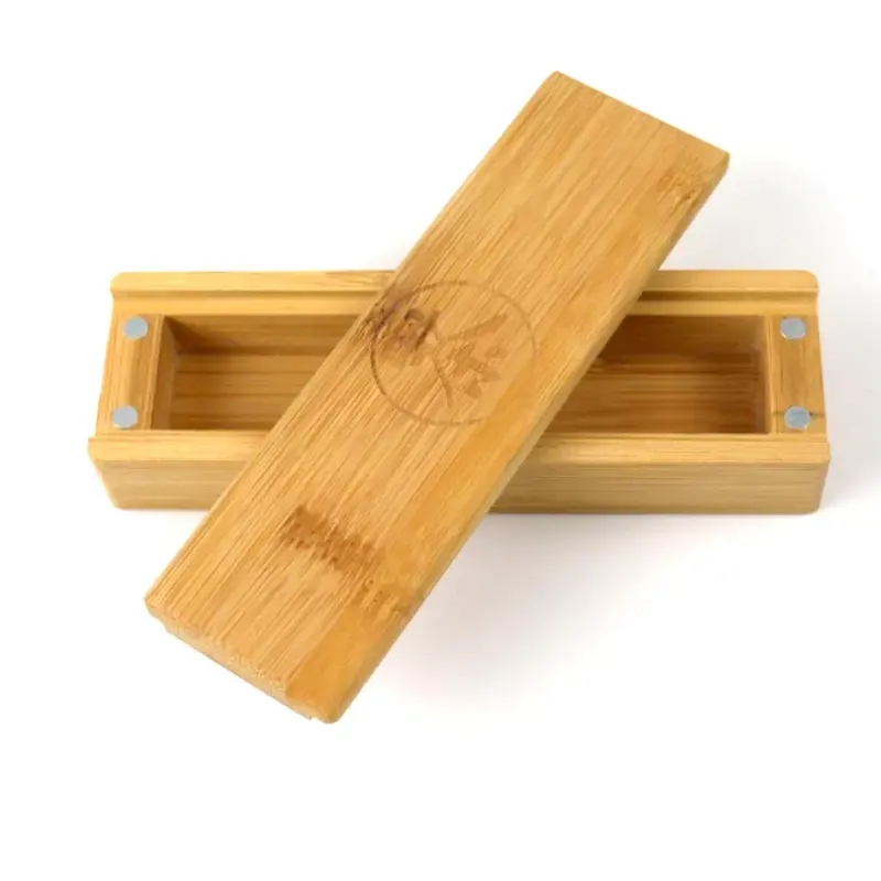 Caixas De Presente De Bambu Carbonizado Personalizado Atacado Pequeno Tamanho Caso De Armazenamento De Madeira