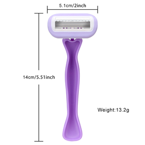 Maquinilla de Afeitar Desechable Económica para Mujer, Maquinilla de Afeitar de 6 Cuchillas con Cubierta de Jabón para un Afeitado Suave, Conveniente y Cómodo - Product Image 3