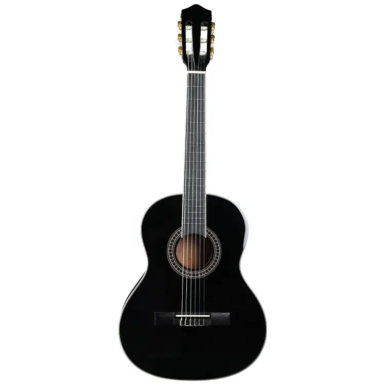 Fante guitarra música 36 polegadas corpo de guitarra clássica sapele alto brilho