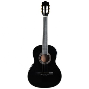 Guitare <span class=keywords><strong>classique</strong></span> Fante Music 36 pouces, corps en épicéa, dessus en épicéa, guitare en sapelli, finition brillante - Product Image 1
