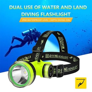 Lampe frontale de plongée rechargeable au lithium-ion, faisceau puissant, étanche, pour la pêche nocturne en extérieur - Product Image 2