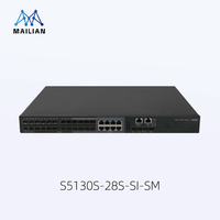 Switch de Red Administrado H3C Serie S5130S-SI, Switch Administrado Gigabit de 24 Puertos, Switch de Red Empresarial con Uplink de 10G