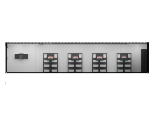Armadio Server 42U Personalizzato di Alta Qualità con Raffreddamento ad Aria, <span class=keywords><strong>Unit</strong></span>à Container per Data Center - Product Image 6