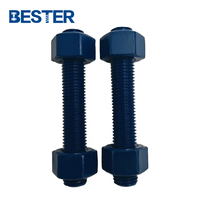 Attaches aérospatiales API 20E M28 M30 M36 Grade 12.9 Din Standard DIN975 Astm A193 Gr B7 Xylan Ptfe Revêtement Boulons et écrous