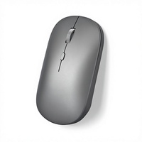 Mouse Nirkabel Ultra Ramping Bluetooth Kantor 2.4G Mouse Optik Senyap Portabel Dapat Diisi Ulang untuk Laptop Macbook