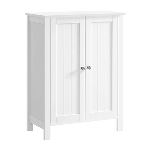 Modern Solid <strong>Pine</strong> Wood Floor Storage Cabinet with Two Adjustable <strong>Shelves</strong> Living Room &amp; Bedroom Storage <strong>Unit</strong> - Product Image 6