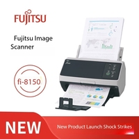 Scanner couleur recto-verso Fujitsu fi-8150, rejet automatique des pages vierges, 50 ppm 100 ipm, chargeur automatique de documents 100 feuilles, port réseau Gigabit, bureau