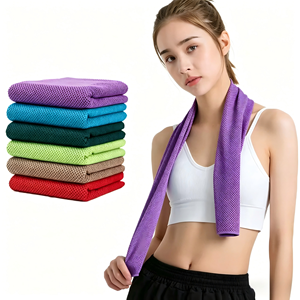Serviette rafraîchissante personnalisée de qualité professionnelle pour le cou, idéale pour le sport, la course, la gym, les activités de plein air, légère et réutilisable - Product Image 1
