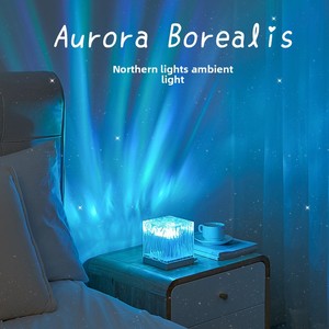 Proyector de <span class=keywords><strong>Aurora</strong></span> Boreal con Control Remoto, Efectos de Ondas de Agua y Llamas, Luz Nocturna Colorida y Regulable - Product Image 2