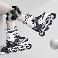 Nouveau modèle Support personnalisé Style Panda Patins à roulettes en ligne pour enfants Usine directement vente Patins à roulettes clignotants
