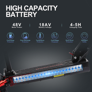 สกู๊ตเตอร์ไฟฟ้า 48V 15Ah รุ่นขายดีจากคลังสินค้าสหรัฐฯ สหภาพยุโรป สหราชอาณาจักร พร้อมยางสำหรับผู้ใหญ่ EScooter Trotinette Electrique J01 สกู๊ตเตอร์สำหรับผู้ใหญ่ J0 - Product Image 5