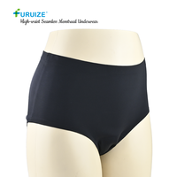 Culottes menstruelles respirantes et anti-fuites Furuize Private Label pour femmes, sous-vêtements en nylon taille haute pour femmes