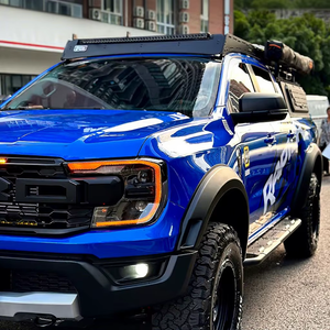 Phares LED fumés noirs pour Ford Ranger T9 <span class=keywords><strong>2023</strong></span>+ style Raptor avec feux de jour (DRL) séquentiels, projecteurs, Plug and Play - Product Image 5