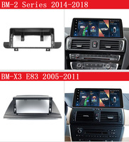 Meihua grosir bingkai Mobil untuk BMW-X1 2010-2015 kontrol pusat dasar navigasi bingkai 12.3 "Android Set Bingkai
