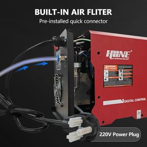 Découpeur <span class=keywords><strong>plasma</strong></span> à arc pilote sans contact HONE 110V/220V 50A avec une profondeur de coupe maximale de 20 mm, soudage numérique IGBT 2T/4T - Product Image 5