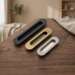 Poignées encastrées modernes en acier inoxydable 202, écologiques et durables, pour tiroirs de cuisine et armoires – Vente directe usine - Product Image 2