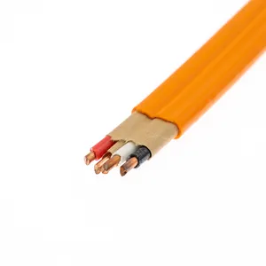 600V American Standard 14/2 12/2 10/2 W G 3 Core Muti-conductor Sólido CU Cable de construcción plano Cable DE LA NM-B