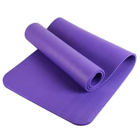 Tapete de Yoga NBR de 10 mm de Grosor, Resistente a las Manchas, para Ejercicio Familiar, Color y Tamaño Personalizables, Impermeable, Antideslizante, Ecológico y Plegable