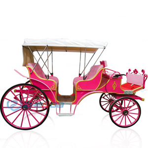 Carruaje Eléctrico Rojo de Alta Calidad para Turismo, Hecho en China, a Bajo Precio - Product Image 1
