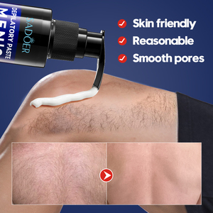 Meilleure vente SADOER Crème dépilatoire douce non irritante pour les aisselles et le corps Simple pour hommes - Product Image 5