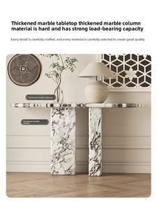 Mesa Consola de Mármol Calacatta <span class=keywords><strong>Viola</strong></span> Tallada a Mano, de Lujo, para Sala de Estar, Vestíbulo, Hotel, Villa, Decoración de Interiores, en Oferta - Product Image 3