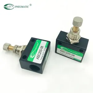 Asc Serie Richtingen Snelheid Regelklep Pneumatische Solenoid Gasklep