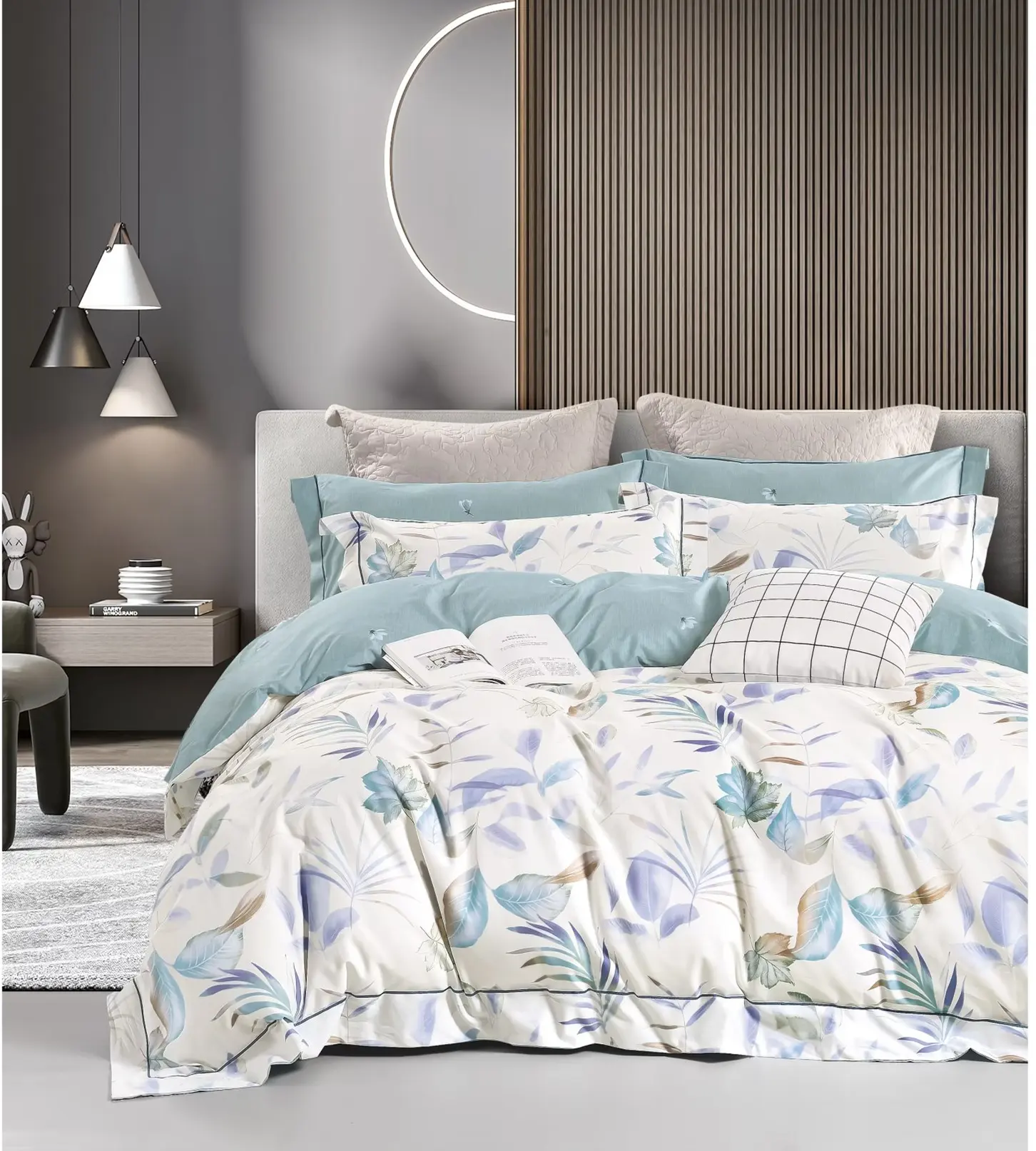 cotton new printed duvet cover sets printed cotton bed sheet sets flat sheet sets with pillow case