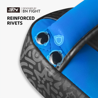 BN Wholesale Cibles de frappe pour MMA, Boxe et Taekwondo, personnalisables, en cuir PU, respirantes et durables, pour l'entraînement aux arts martiaux