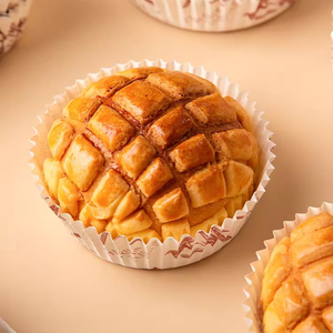 ถ้วยกระดาษรองอบรูปกลมแผ่นรองอบมัฟฟินแผ่นรองกันไขมันกระทะอบไมโครเวฟเตาอบ - Product Image 5