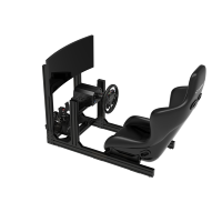 Siège de jeu pour simulateur de course CAMMUS, cockpit de jeu en aluminium avec support pour écran et volant