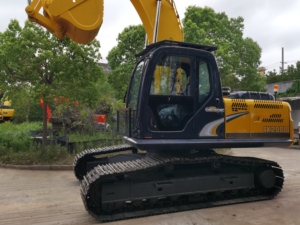 Excavatrice sur chenilles Kobelco SK200-8 Jaune, équipement de construction hydraulique - Product Image 6
