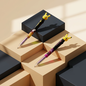 ปากกาลูกลื่น 3 สี ลายโปเกมอนเกาหลี ไจแอนต์แม็กซ์ ชุด 30 ด้าม ของใช้เด็กน่ารัก ลายการ์ตูนอนิเมะ ขายส่งสำหรับโรงเรียน - Product Image 2