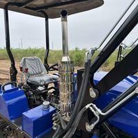 Mini tracteur agricole 2 roues motrices avec rotoculteur, moteur 60 CV, boîte de vitesses automatique à transmission intégrale