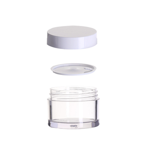 <span class=keywords><strong>Pot</strong></span> cosmétique rond transparent en acrylique personnalisable de 10g, 30g, 50g, 100g, 250g – Produits phares pour poudre libre - Product Image 2