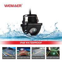 Wemaer visión nocturna Mini respaldo 1080P 720P vista trasera cámara de marcha atrás de coche para BMW Audi Citroen Fiat Kia Toyota Honda Benz