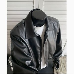 <span class=keywords><strong>Chaqueta</strong></span> de Cuero Nueva de Otoño para <span class=keywords><strong>Hombre</strong></span> 2026, <span class=keywords><strong>Chaqueta</strong></span> Corta Holgada, <span class=keywords><strong>Chaqueta</strong></span> de Cuero Retro Americana para <span class=keywords><strong>Hombre</strong></span> - Product Image 3