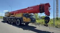 Grue Sany 220 tonnes d'occasion de haute qualité, grande machinerie de construction à bas prix, moteur Scania, hydraulique Rexroth, portée de levage 80m