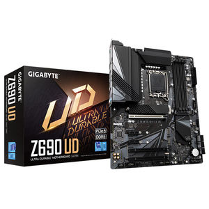 기가 바이트 Z690 UD DDR5 메모리 소켓 지원 12 세대 13 세대 인텔 코어 i9/<span class=keywords><strong>i7</strong></span>/i5 <span class=keywords><strong>CPU</strong></span>가있는 ATX 게임용 마더 보드 사용 - Product Image 1